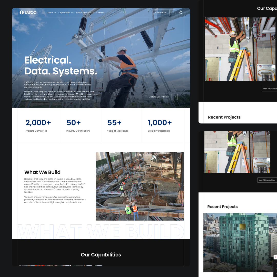 SASCO website by Lightning Labs.